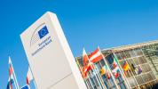 EIB Group’s headquarters in Luxembourg with new logo