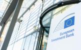 EIB Group’s headquarters in Luxembourg with new logo